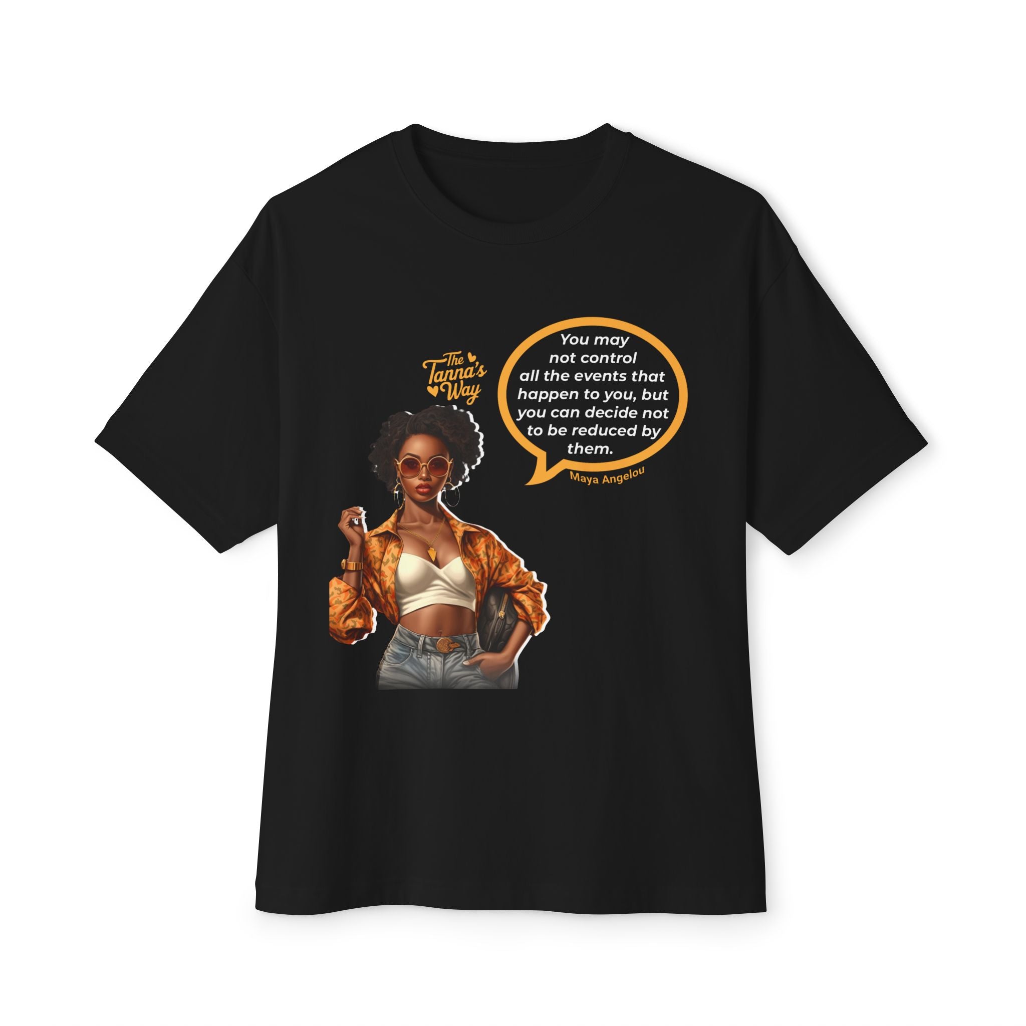 Maya Angelou | Unisex Oversized Boxy Tee